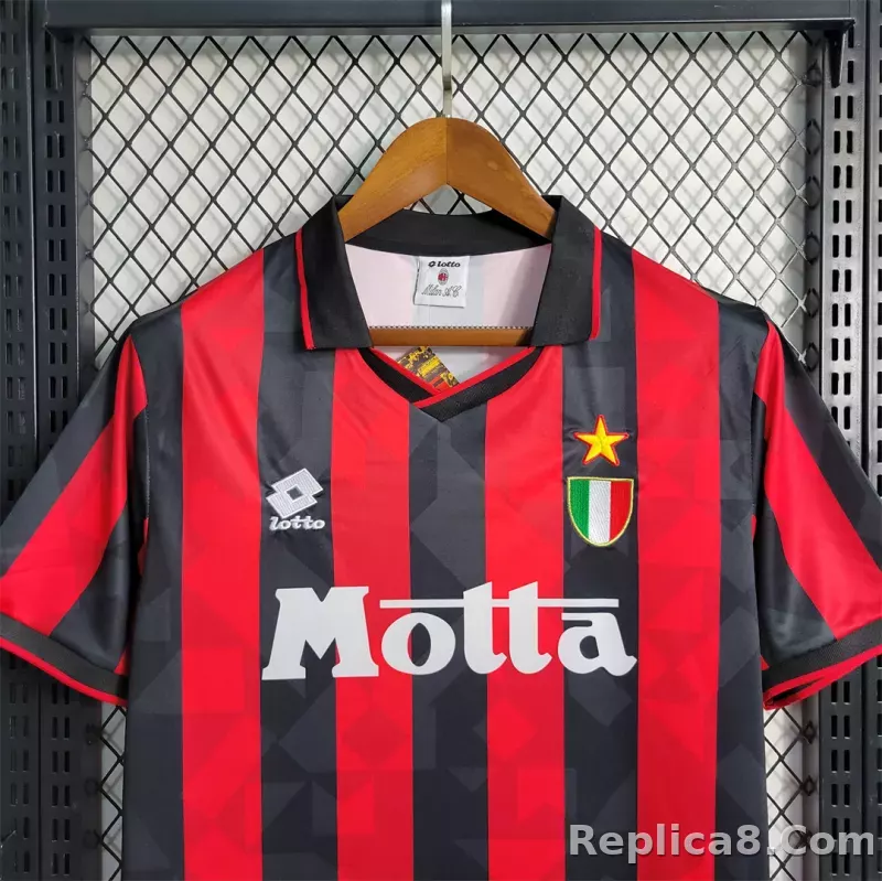1993-94 AC Milan  Retro Jersey Home - detail
