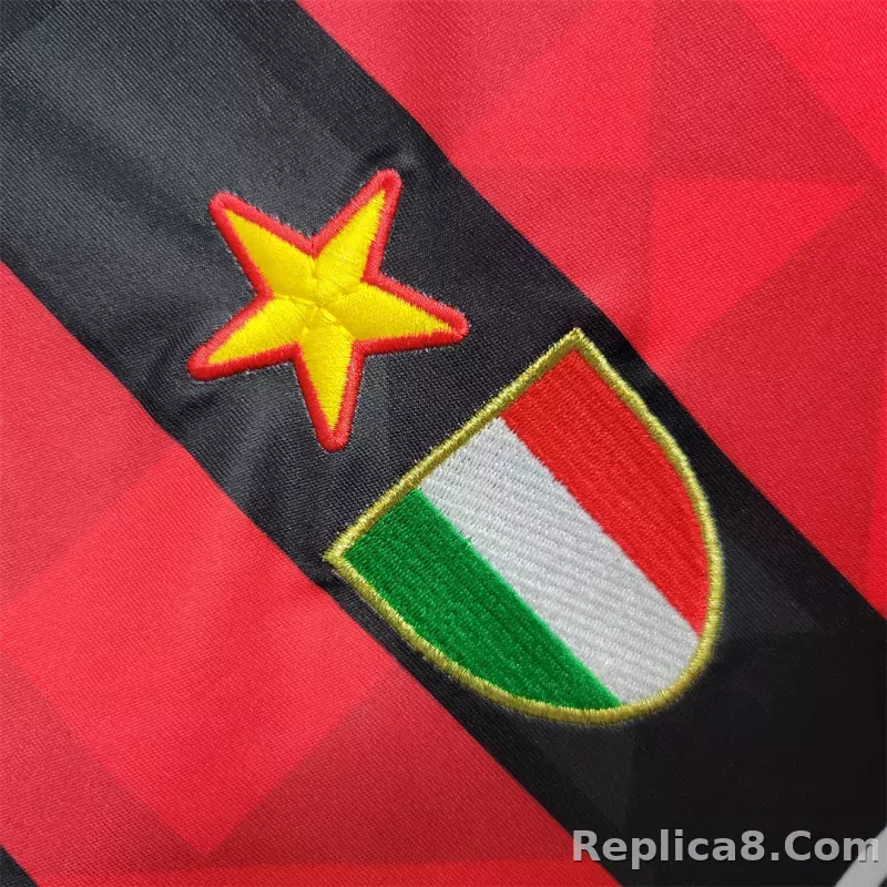 1993-94 AC Milan  Retro Jersey Home - detail