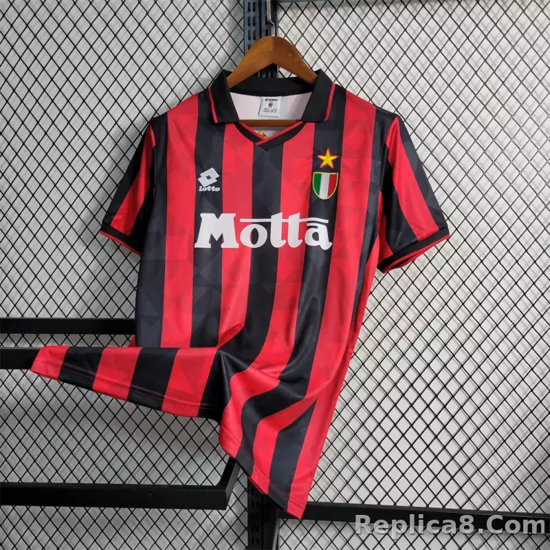 1993-94 AC Milan  Retro Jersey Home - detail