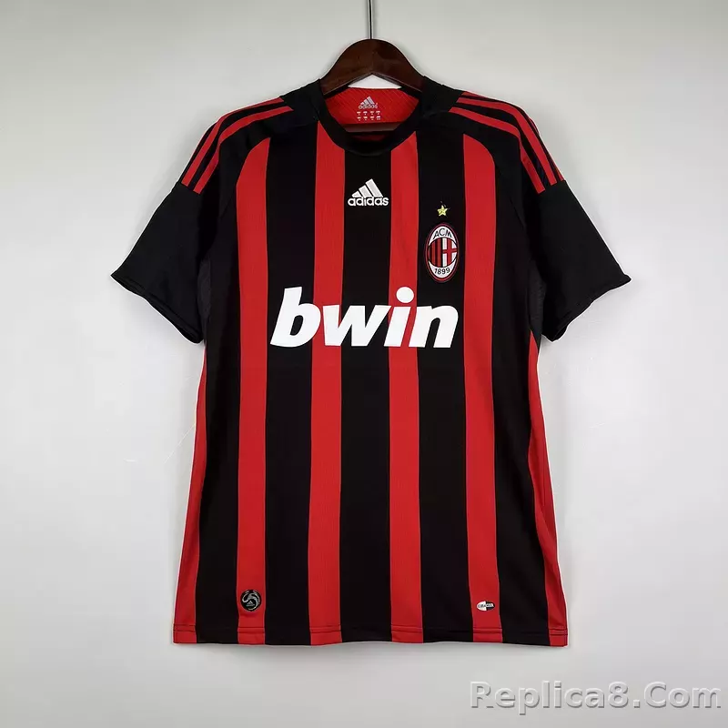 2008-09 AC Milan  Retro Jersey Home