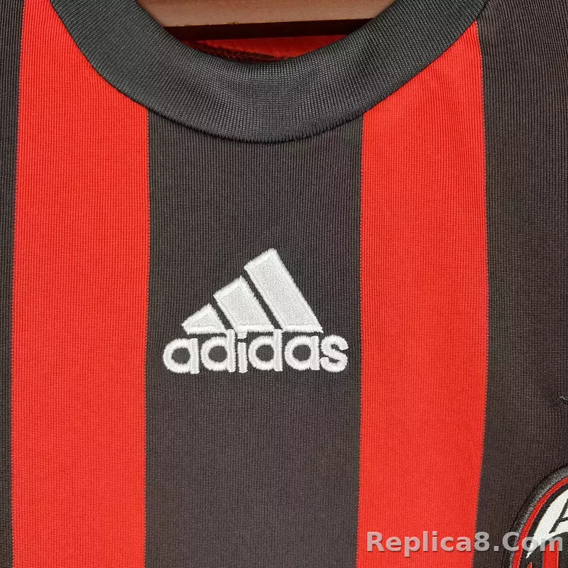 2008-09 AC Milan  Retro Jersey Home - detail