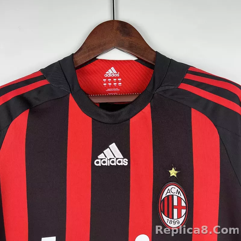 2008-09 AC Milan  Retro Jersey Home - detail