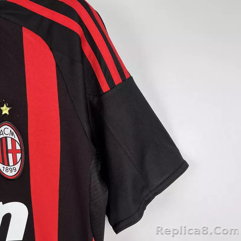 2008-09 AC Milan  Retro Jersey Home - detail