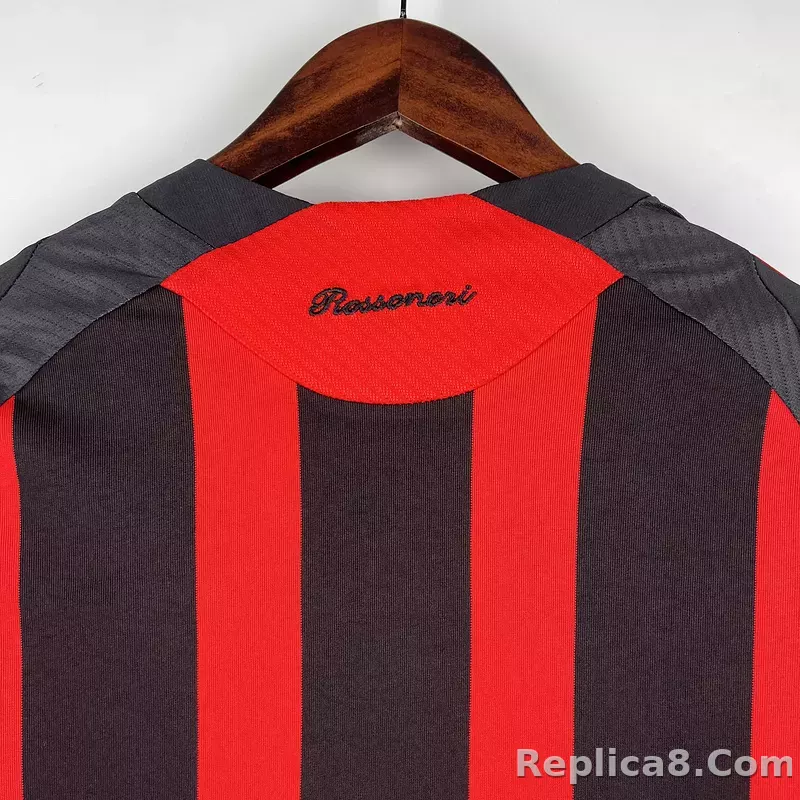 2008-09 AC Milan  Retro Jersey Home - detail