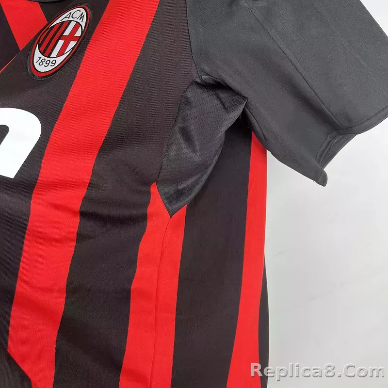2008-09 AC Milan  Retro Jersey Home - detail