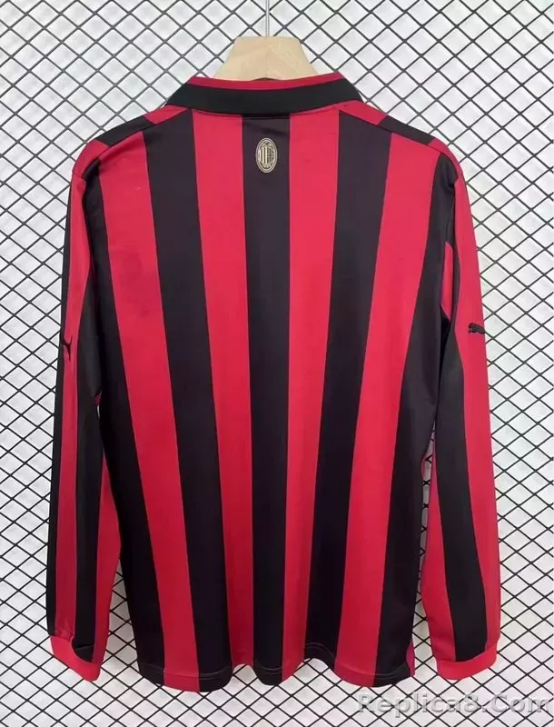 2024 AC Milan 125-Year Anniversary Kit Long Sleeve - detail