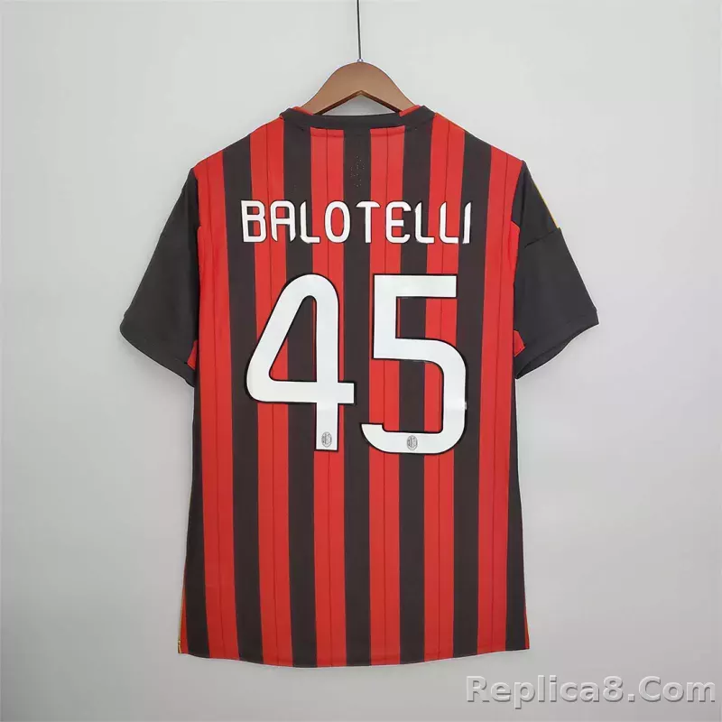 2013-14 AC Milan  Retro Jersey Home - detail