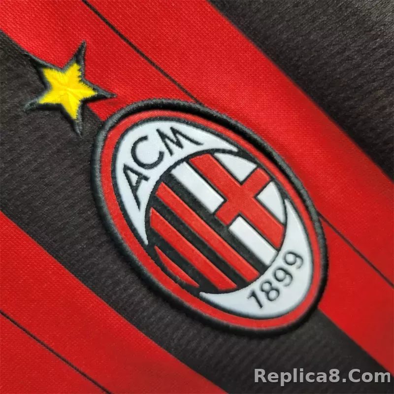 2013-14 AC Milan  Retro Jersey Home - detail