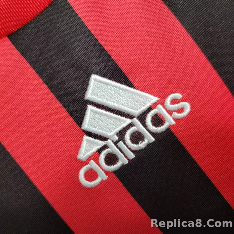 2007-08 AC Milan  Retro Jersey Home Long Sleeve - detail
