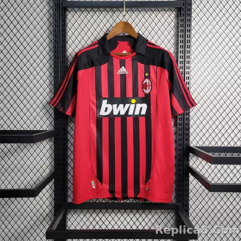 2007-08 AC Milan  Retro Jersey Home