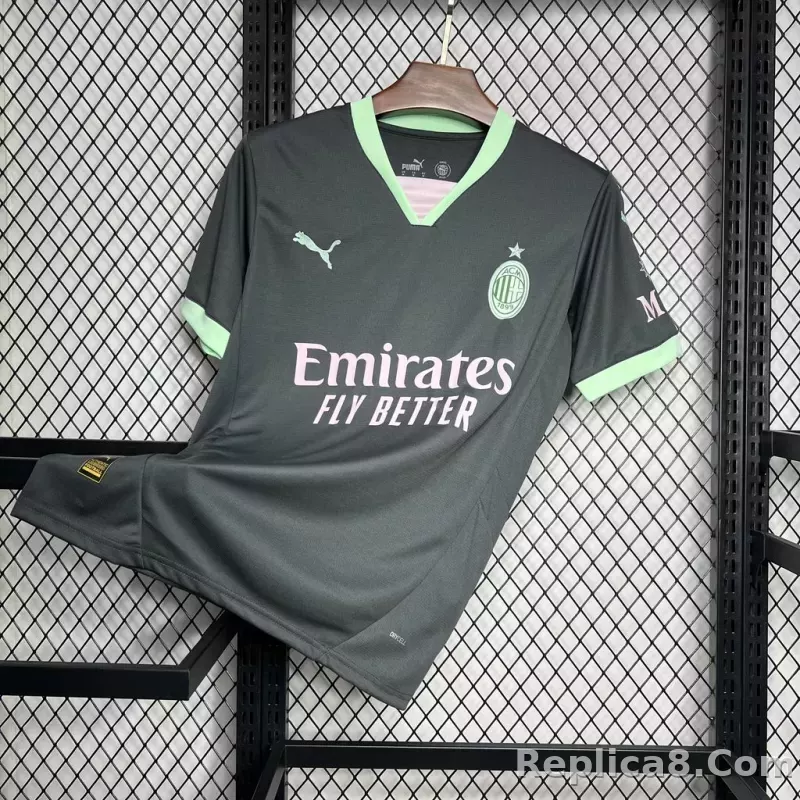 24-25 AC Milan Third Away Soccer Jersey - detail