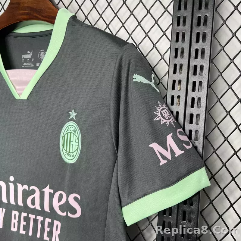 24-25 AC Milan Third Away Soccer Jersey - detail