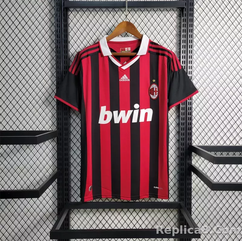 2009-10 AC Milan  Retro Jersey Home