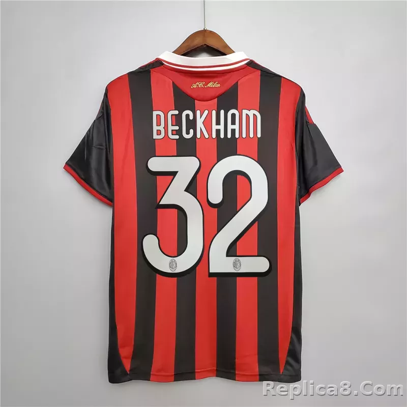 2009-10 AC Milan  Retro Jersey Home - detail