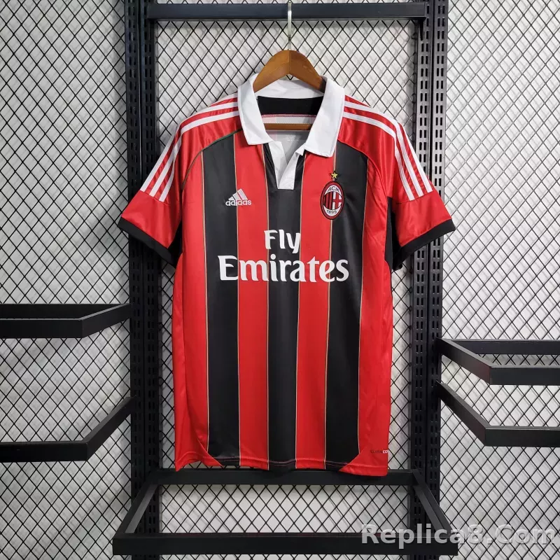 2012-13 AC Milan  Retro Jersey Home