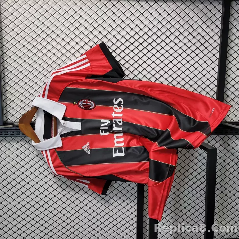 2012-13 AC Milan  Retro Jersey Home - detail