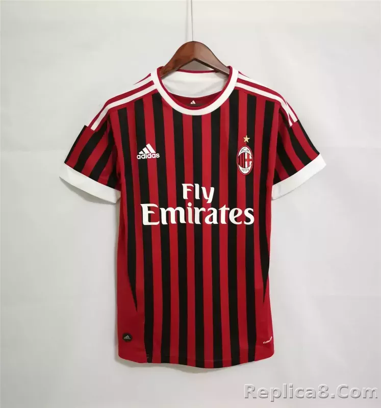 2011-12 AC Milan  Retro Jersey Home