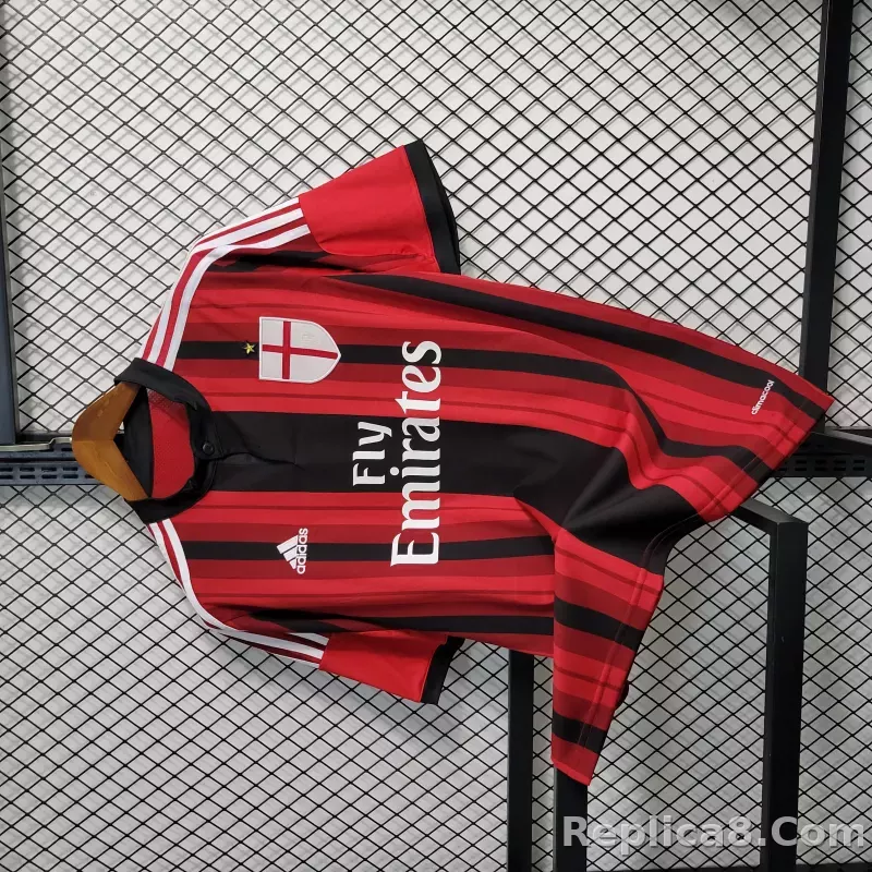 2014-15 AC Milan  Retro Jersey Home - detail
