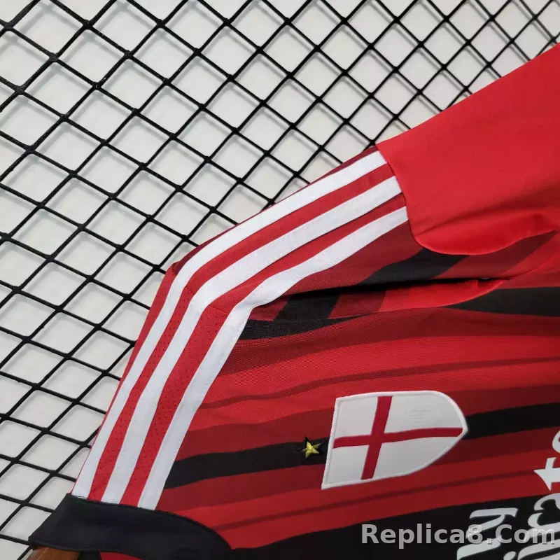 2014-15 AC Milan  Retro Jersey Home - detail