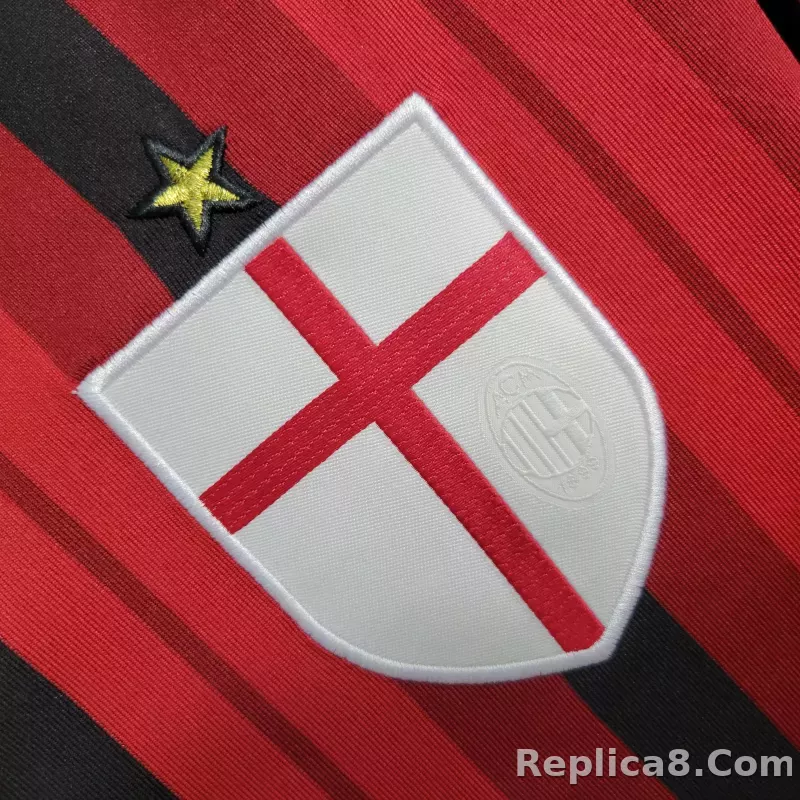 2014-15 AC Milan  Retro Jersey Home - detail