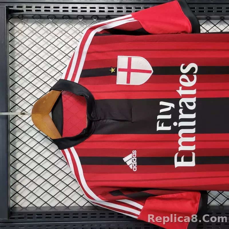 2014-15 AC Milan  Retro Jersey Home - detail