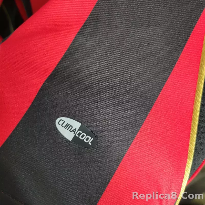 06-07 AC Milan  Retro Jersey Home Long Sleeve - detail