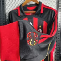 06-07 AC Milan  Retro Jersey Home Long Sleeve - view 6