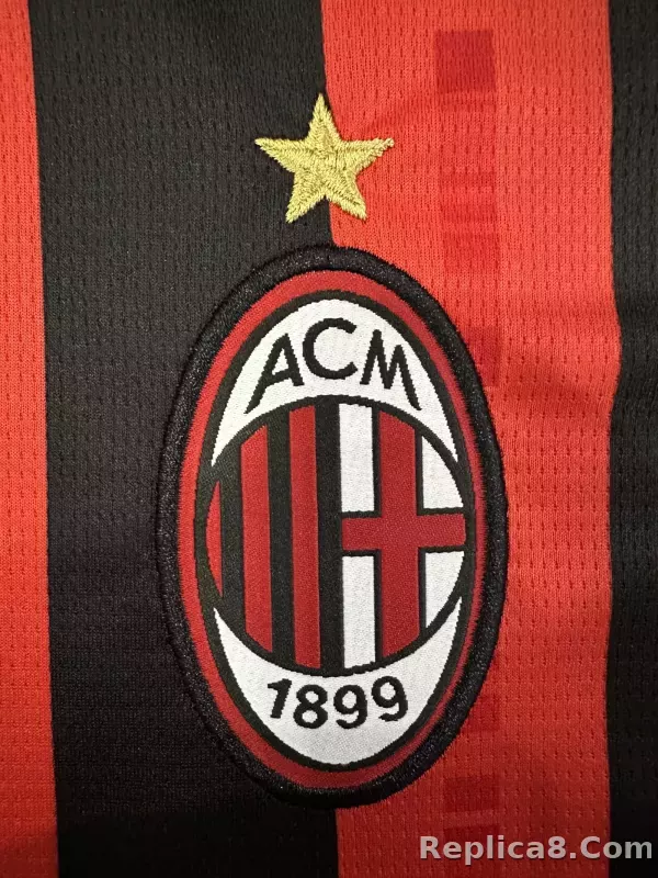 24-25 AC Milan Home Soccer Jersey - detail