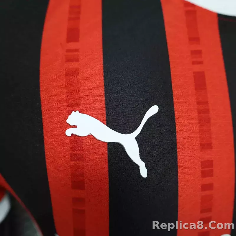 24-25 AC Milan Home Soccer Jersey Player Version - detail