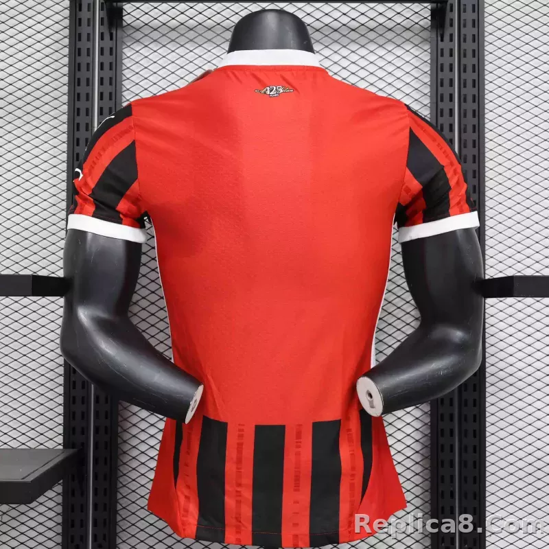 24-25 AC Milan Home Soccer Jersey Player Version - detail