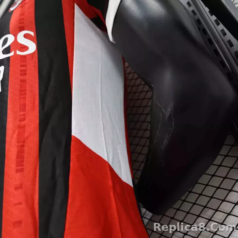 24-25 AC Milan Home Soccer Jersey Player Version - detail