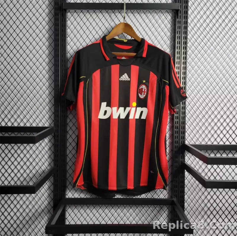 06-07 AC Milan  Retro Jersey Home