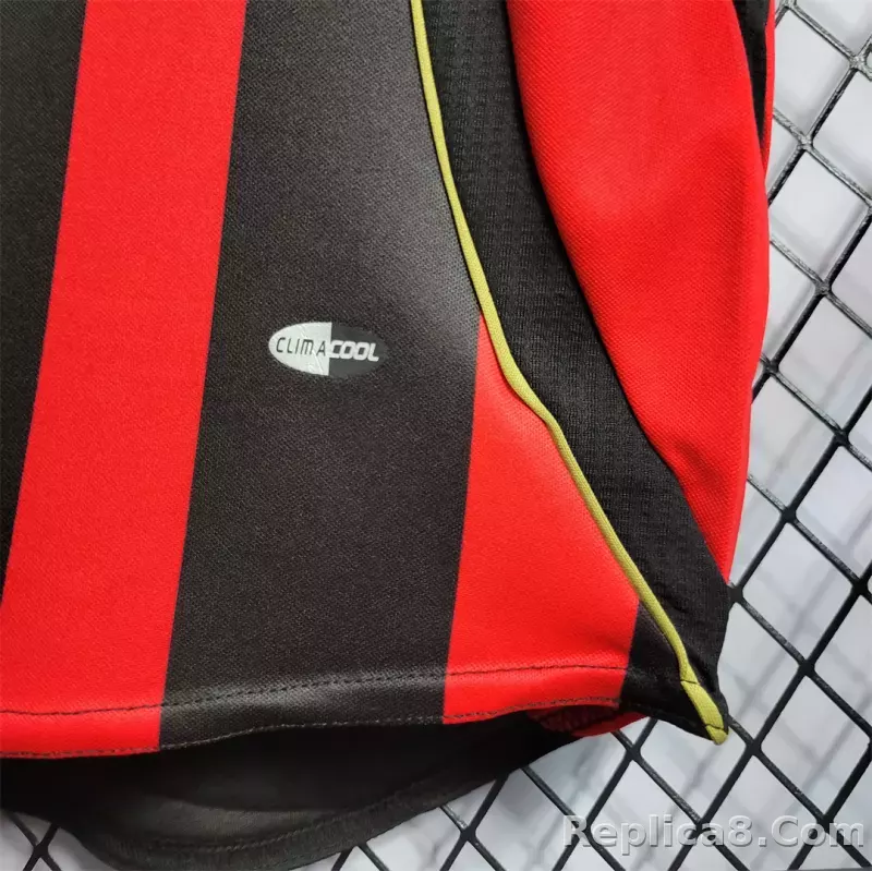 06-07 AC Milan  Retro Jersey Home - detail