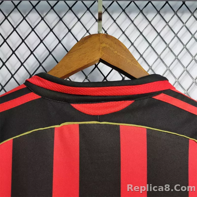06-07 AC Milan  Retro Jersey Home - detail