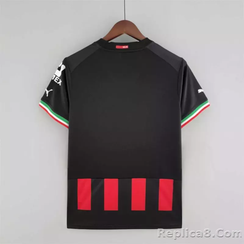 22-23 AC Milan Home Fan Version Jersey - detail