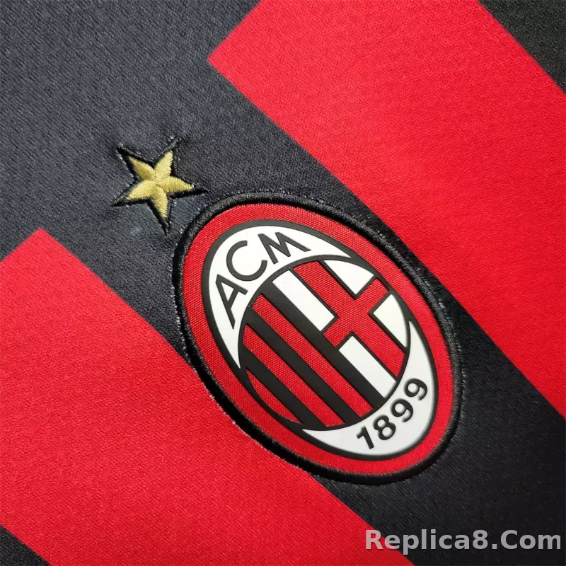 22-23 AC Milan Home Fan Version Jersey - detail