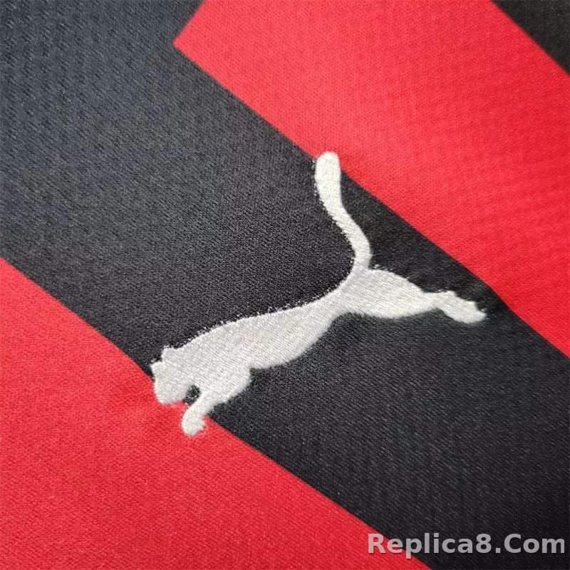 22-23 AC Milan Home Fan Version Jersey - detail