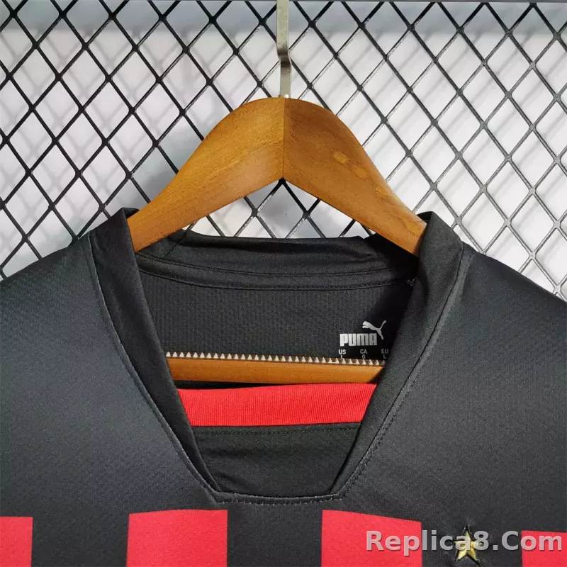 22-23 AC Milan Home Fan Version Jersey - detail