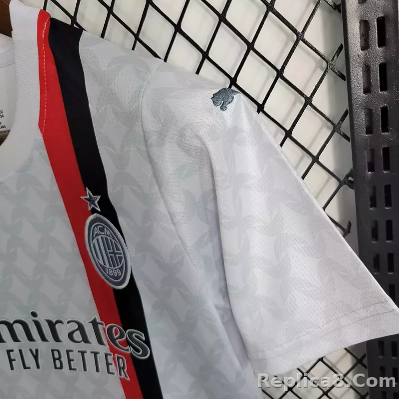 23-24 AC Milan Away Jersey Kids Kit(Jersey+Shorts) - detail