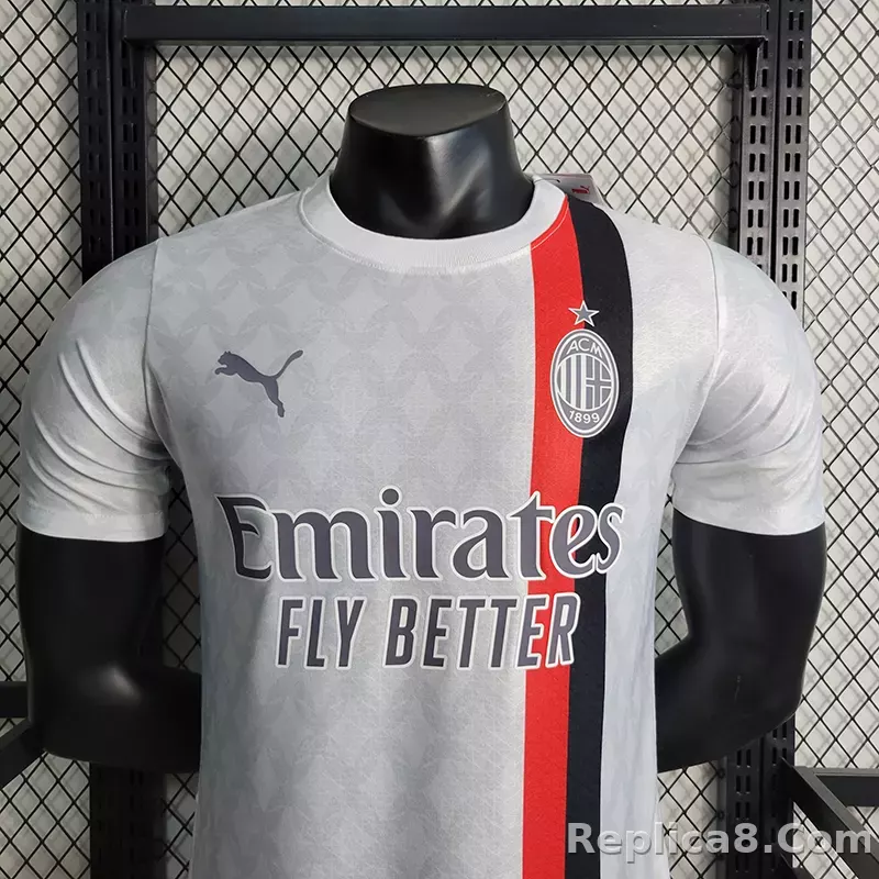 23-24 AC Milan Away Player Version Jersey - detail