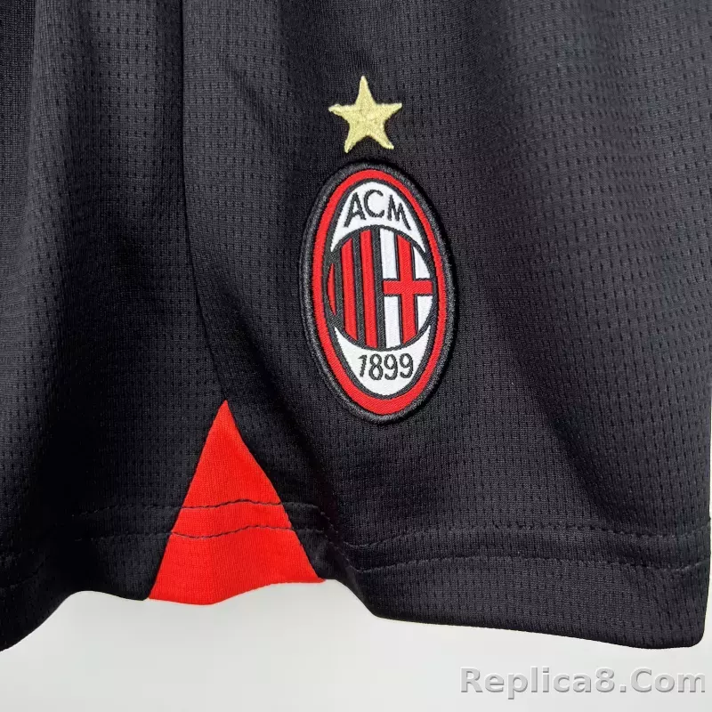23-24 AC Milan Home Jersey Kids Kit(Jersey+Shorts) - detail