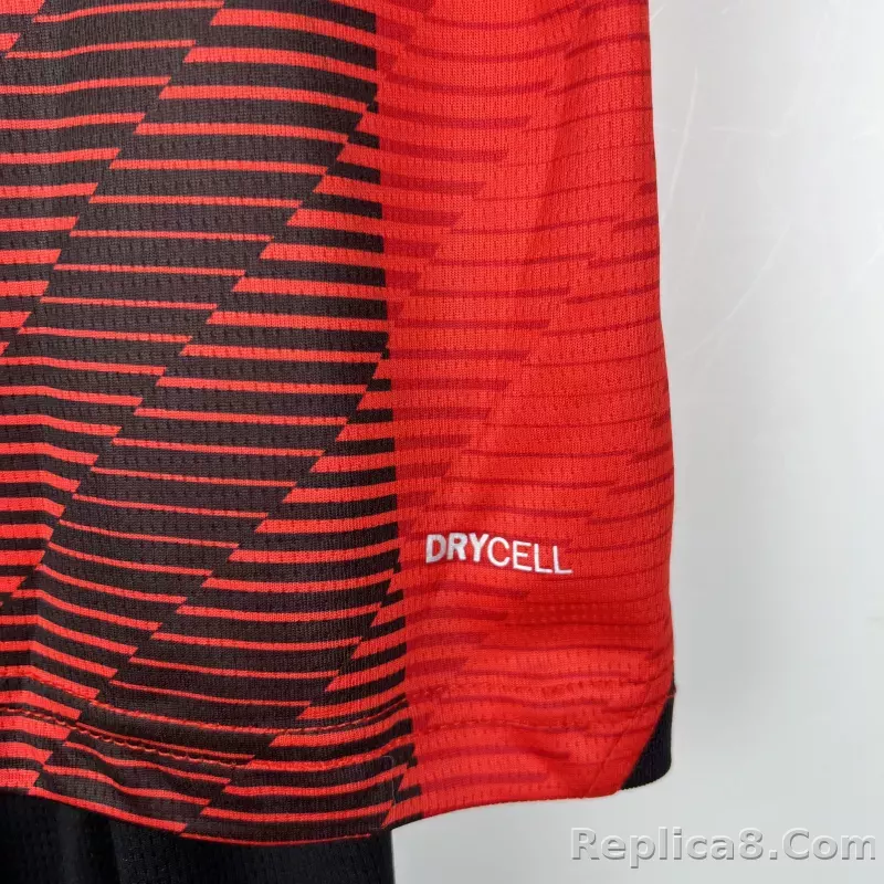 23-24 AC Milan Home Jersey Kids Kit(Jersey+Shorts) - detail