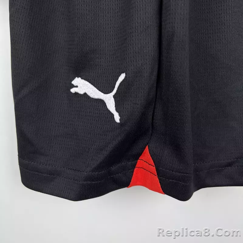 23-24 AC Milan Home Jersey Kids Kit(Jersey+Shorts) - detail