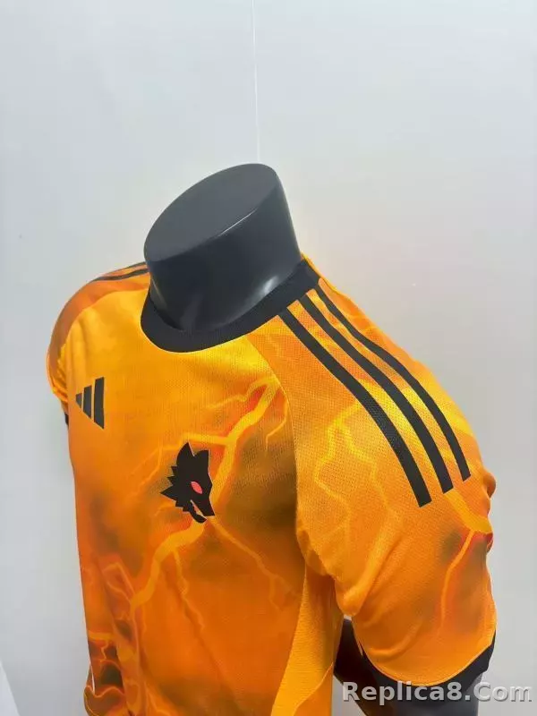 25-26 AS Roma Away Soccer Jersey Player Version - detail