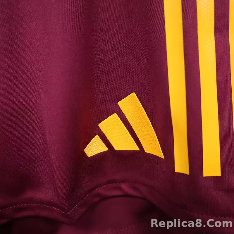 25-26 AS Roma Home Soccer Shorts Player Version - detail