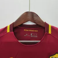17-18 AS Roma Retro Jersey - view 6