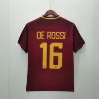 17-18 AS Roma Retro Jersey - view 9