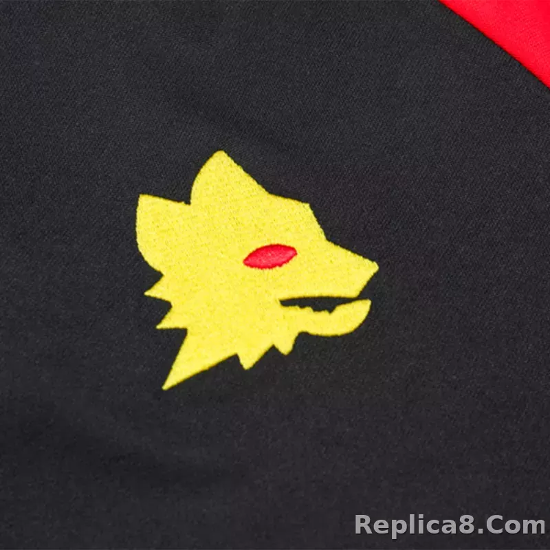 Roma Zipper Sweatshirt Kit(Top+Pants) Black 2023/24 - detail