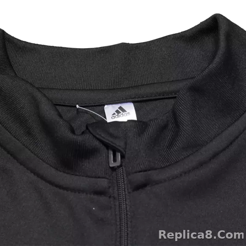 Roma Zipper Sweatshirt Kit(Top+Pants) Black 2023/24 - detail