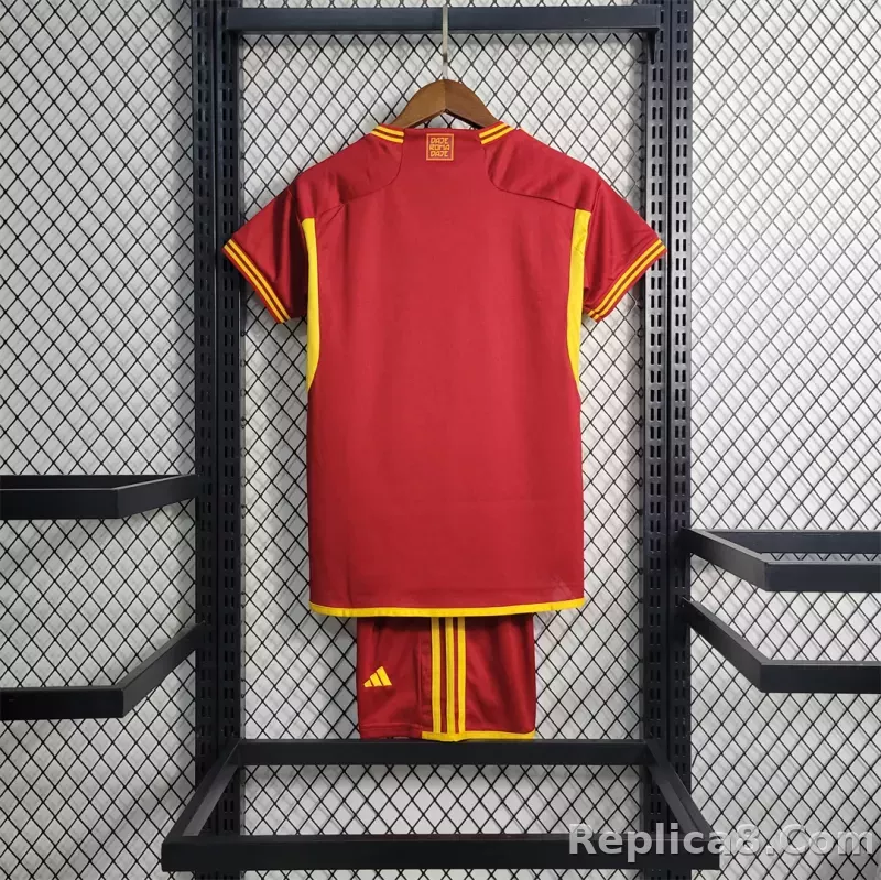 23-24 Roma Home Kids Kit Jersey+Shorts 2023/24 - detail